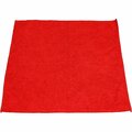 Genuine Joe Standard MicroFiber Terry Cloth - Red, 12PK GJO18320